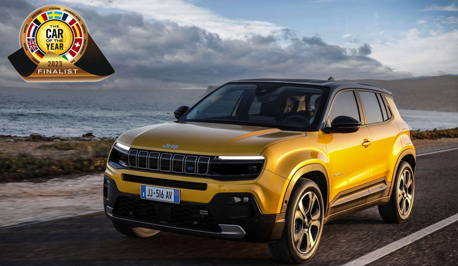 НОВЫЙ ПОЛНОСТЬЮ ЭЛЕКТРИЧЕСКИЙ JEEP AVENGER СТАНОВИТСЯ ФИНАЛИСТОМ CAR OF THE YEAR 2023!